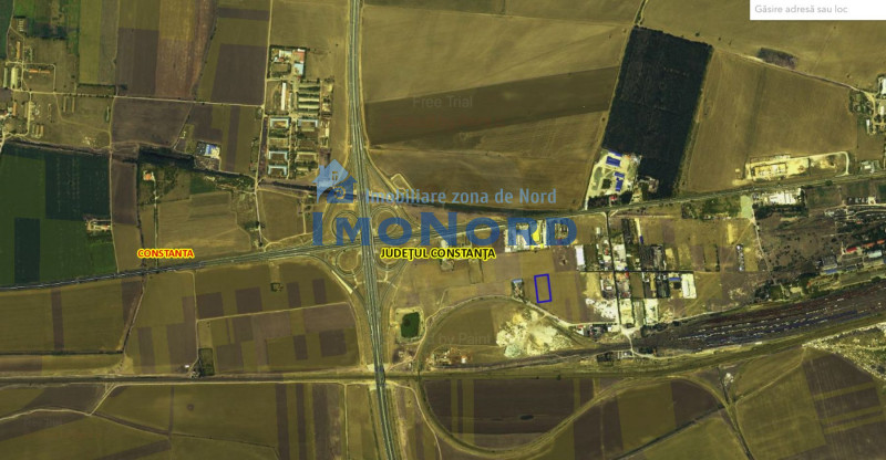 Palas vaporas, teren industrial logistic acces facil Autostrada