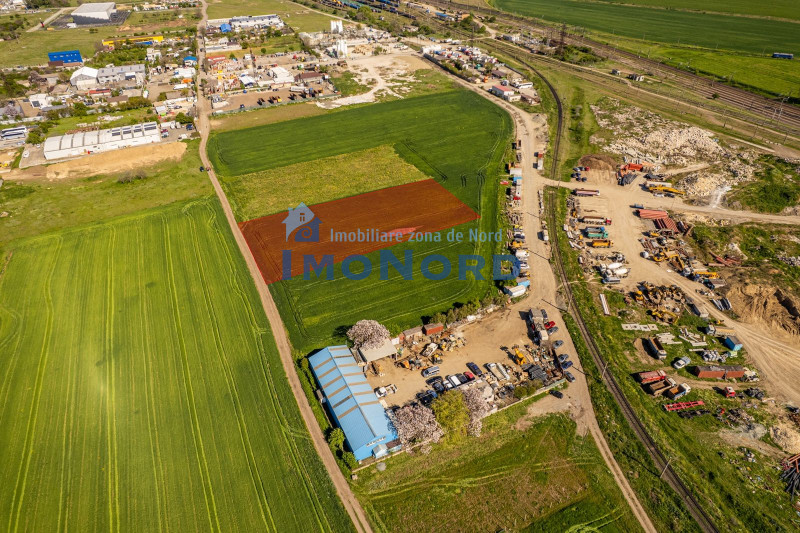 Palas vaporas, teren industrial logistic acces facil Autostrada