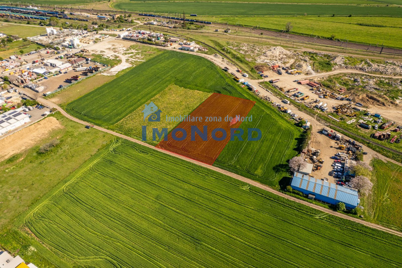 Palas vaporas, teren industrial logistic acces facil Autostrada