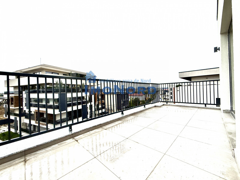 Pipera Azur acces A3 penthouse,  terasa SUD