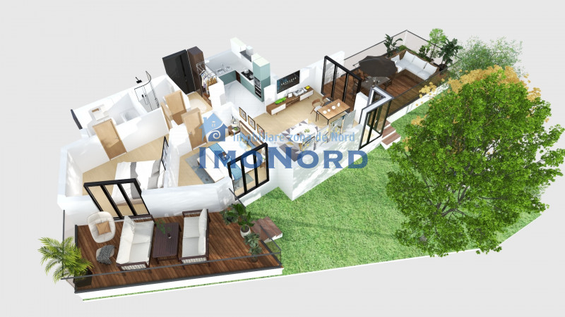 Mosilor Boutique II  apartament cu gradina si 2 terase !