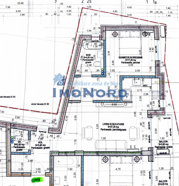 Mosilor Boutique II apartament cu 2 bai  !