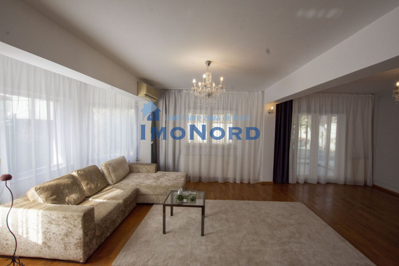 Vilă individuală cu piscină de închiriat în ansamblu rezidențial zona OMVD