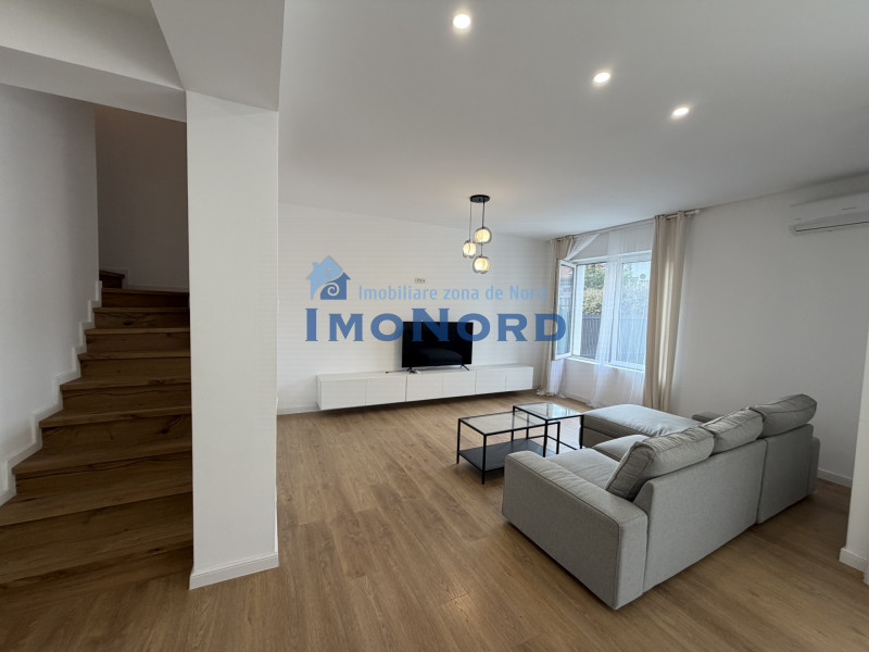 Vilă modernă cu 5 camere de închiriat în complex rezidential, Pipera 