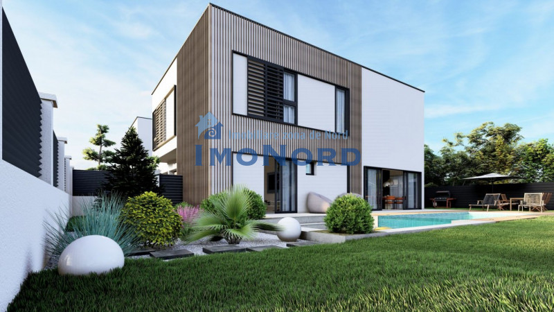 Vila moderna posibilitate personalizare – piscina exterioara si garaj dublu!