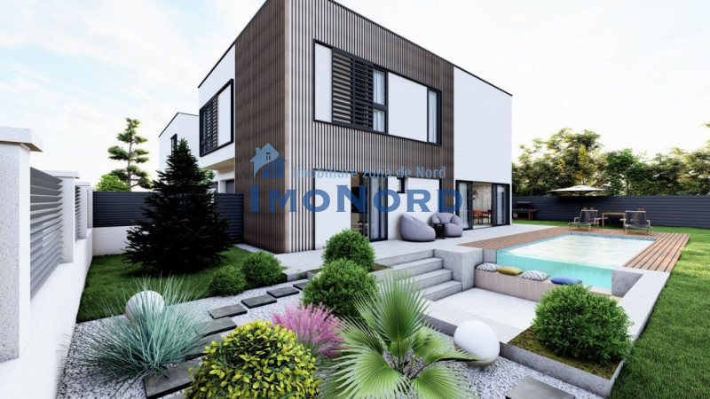 Vila moderna posibilitate personalizare – piscina exterioara si garaj dublu!