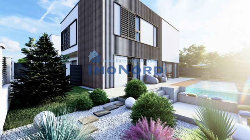 Vila moderna posibilitate personalizare – piscina exterioara si garaj dublu!
