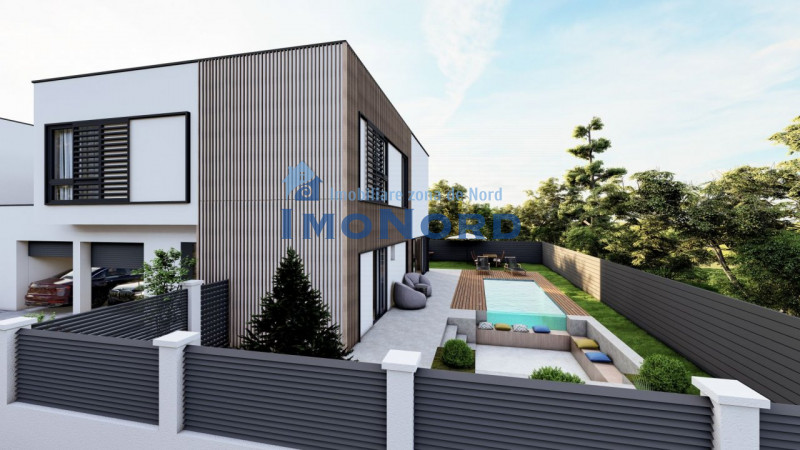 Vila moderna posibilitate personalizare – piscina exterioara si garaj dublu!