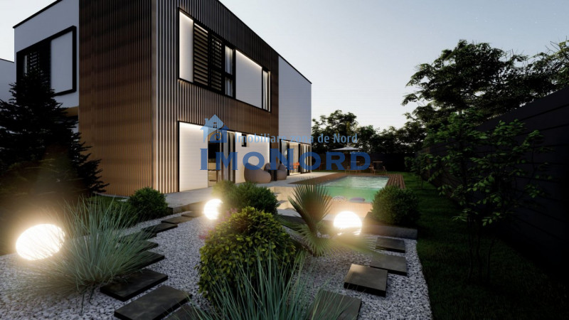 Vila moderna posibilitate personalizare – piscina exterioara si garaj dublu!