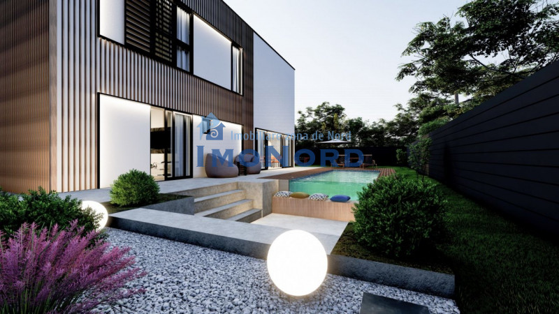 Vila moderna posibilitate personalizare – piscina exterioara si garaj dublu!