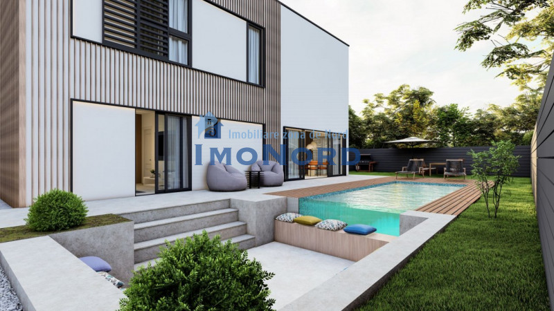 Vila moderna posibilitate personalizare – piscina exterioara si garaj dublu!