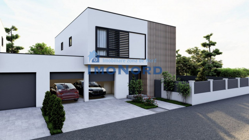 Vila moderna posibilitate personalizare – piscina exterioara si garaj dublu!