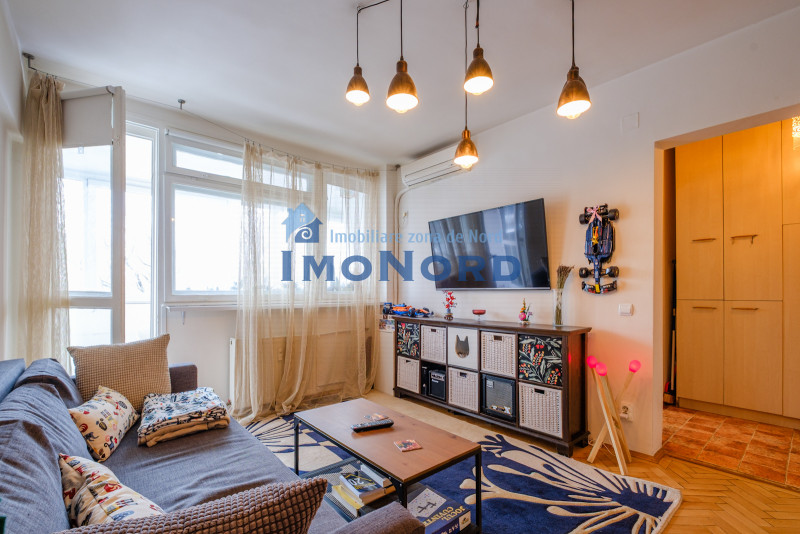 2 camere 55mp vedere la Parcul Circului