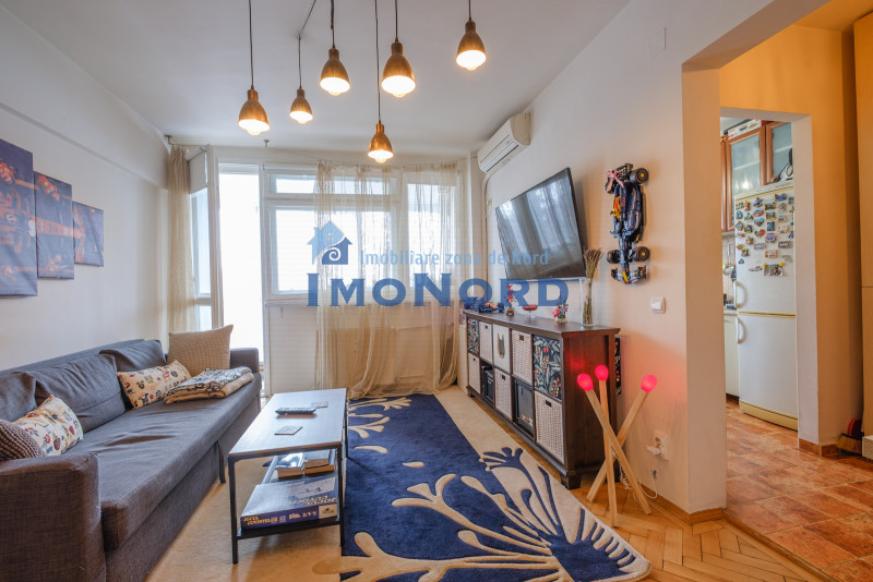 2 camere 55mp vedere la Parcul Circului