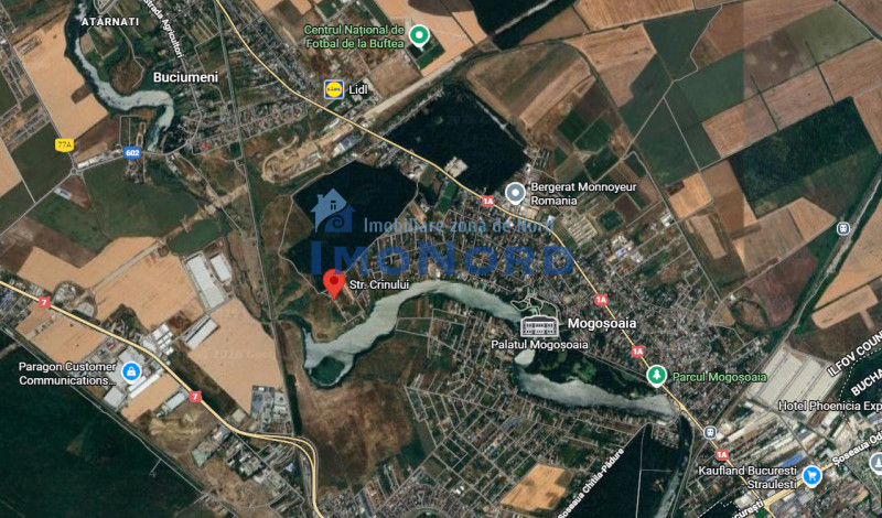 Teren de vânzare în Mogoșoaia – Strada Crinului, lângă lac | Lot ideal pentru ca