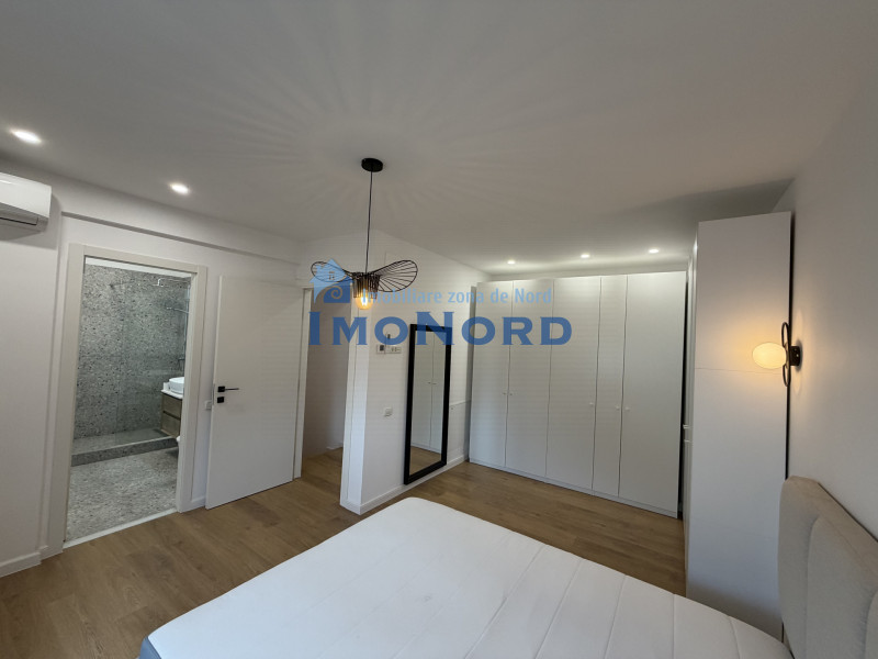 Vilă modernă cu 5 camere de închiriat în complex rezidential, Pipera 