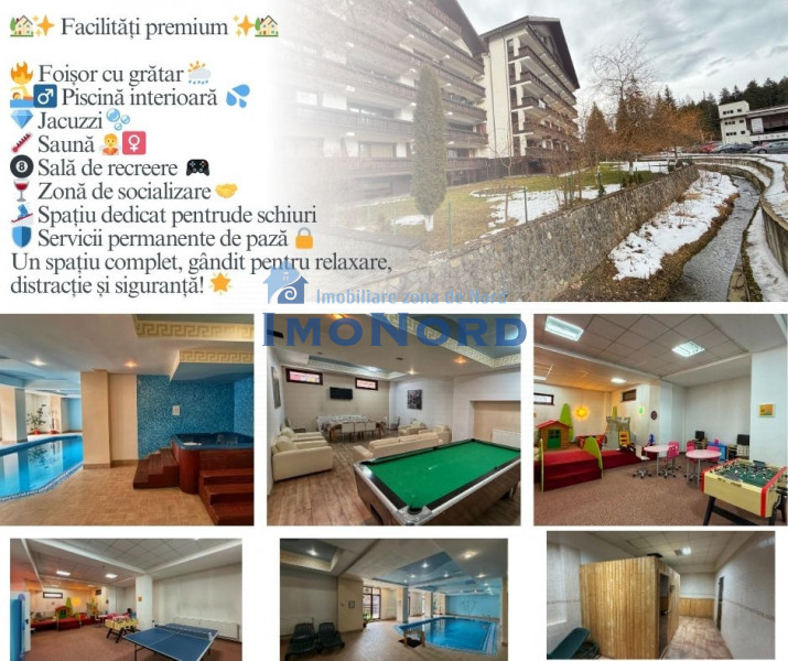 Apartament 3 camere, finisaje unice,  cu terasă, vedere la pârtie 
