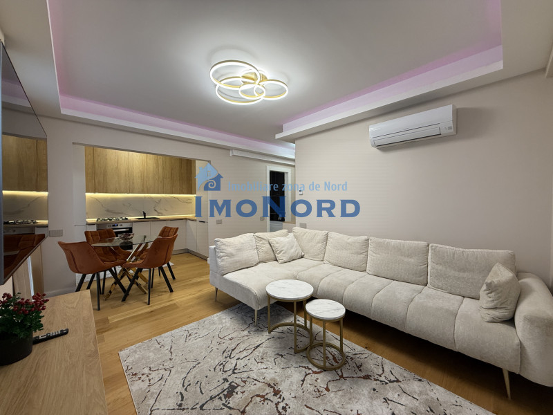 Unirii bloc 2023, apartament mobilat complet, terasa cu vedere superba !