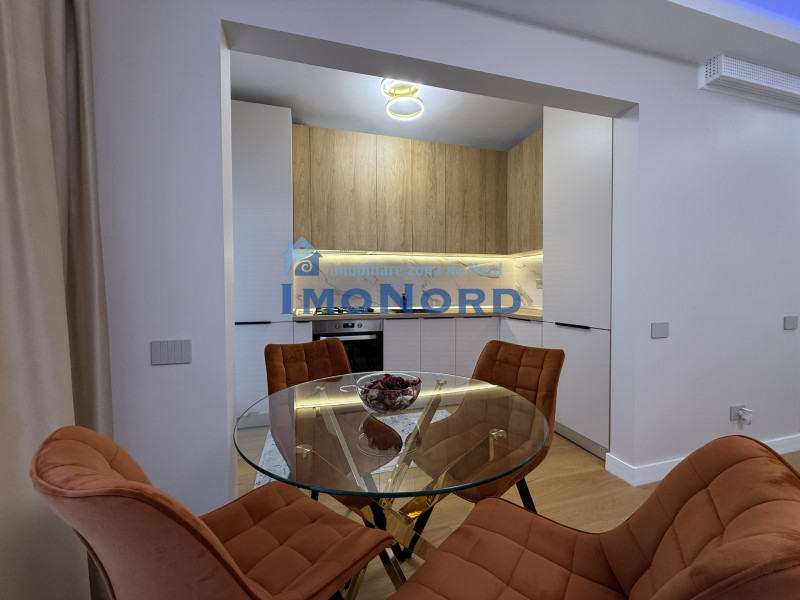 Unirii bloc 2023, apartament mobilat complet, terasa cu vedere superba !