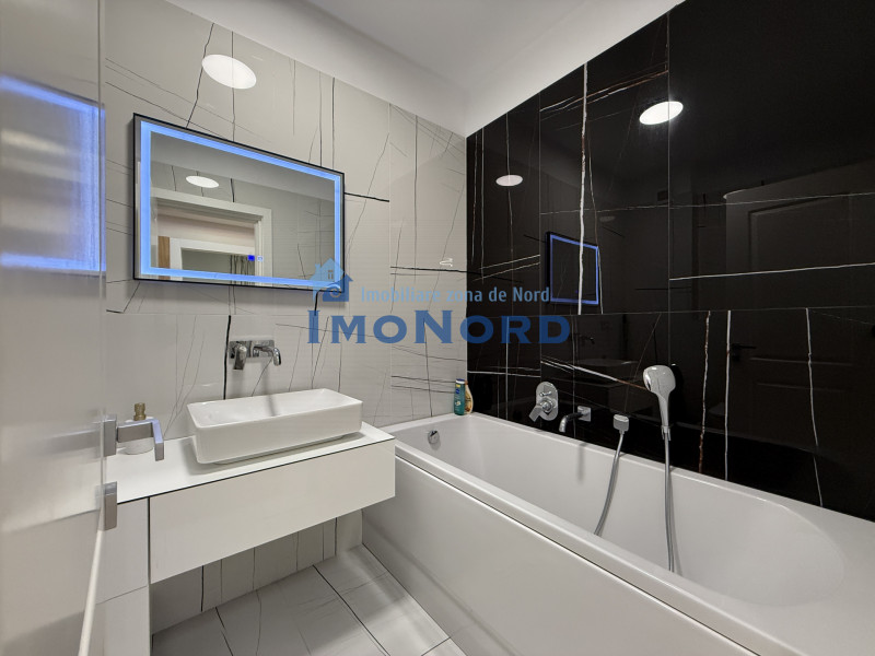 Unirii bloc 2023, apartament mobilat complet, terasa cu vedere superba !