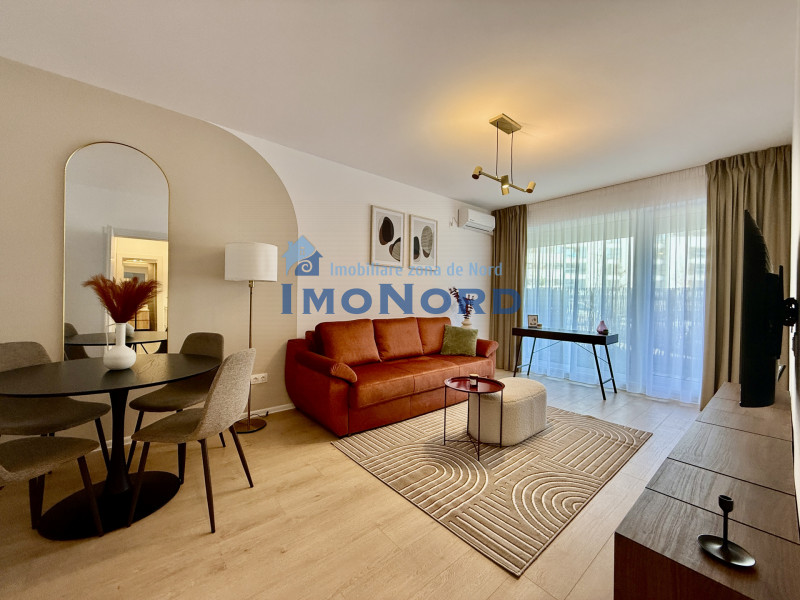 Apartament cu piscina si gradina proprie, nou, la prima inchiriere