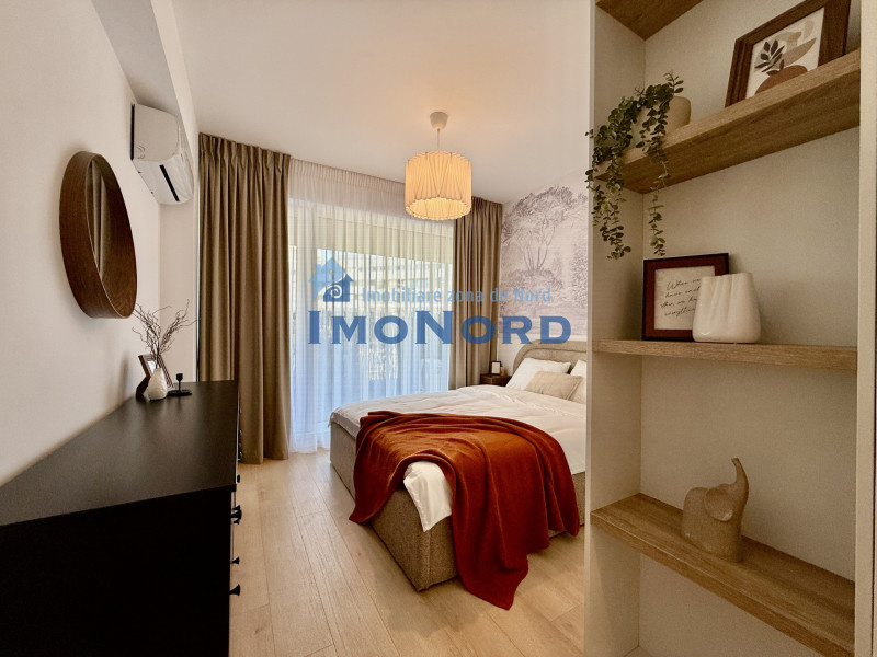 Apartament cu piscina si gradina proprie, nou, la prima inchiriere