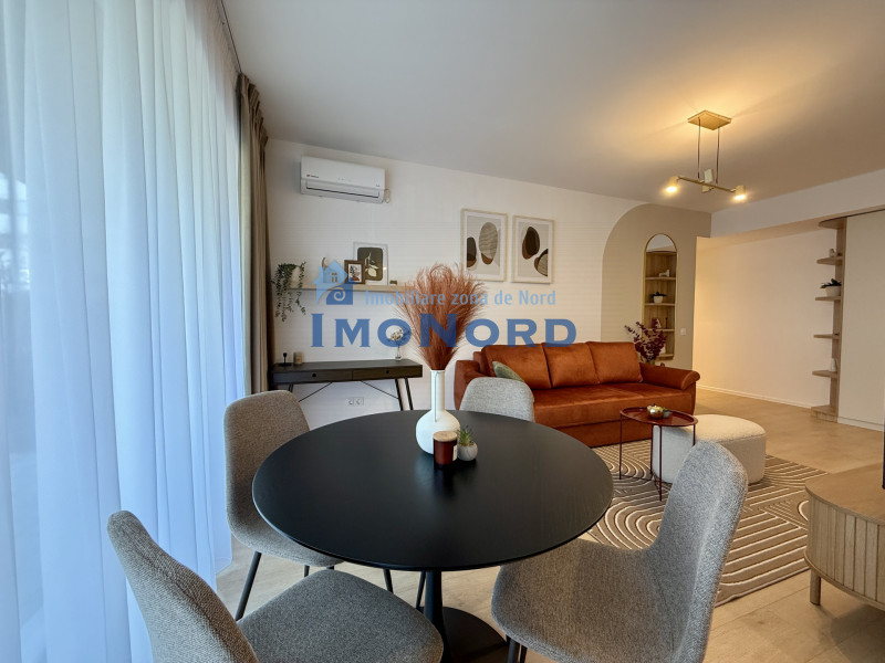 Apartament cu piscina si gradina proprie, nou, la prima inchiriere