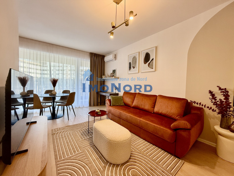 Apartament cu piscina si gradina proprie, nou, la prima inchiriere