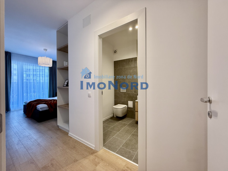 Apartament cu piscina si gradina proprie, nou, la prima inchiriere