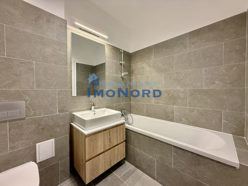 Apartament cu piscina si gradina proprie, nou, la prima inchiriere