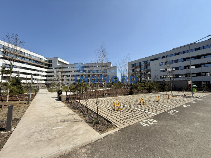 Apartament cu piscina si gradina proprie, nou, la prima inchiriere