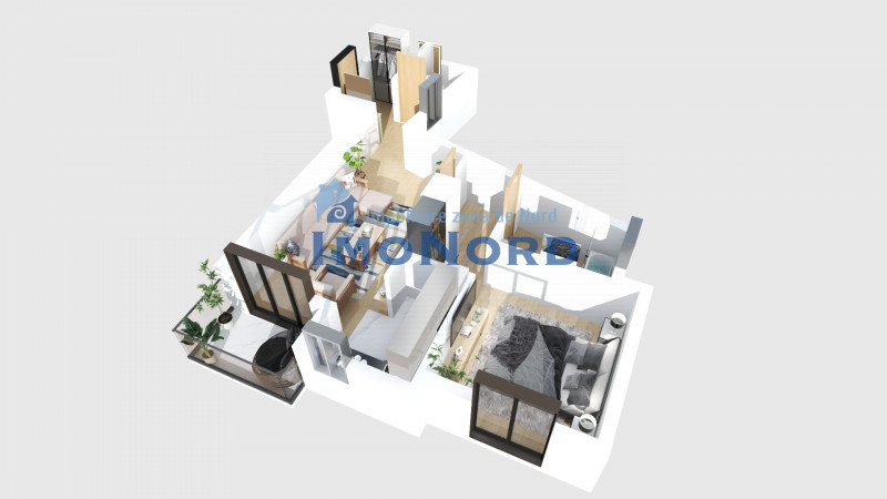 Mosilor, apartament cu 2 bai 