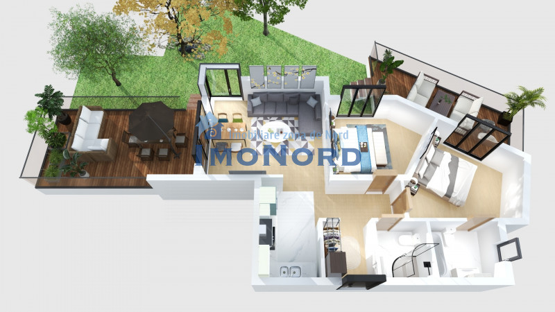 Dacia-Mosilor 3 camere, gradina proprie