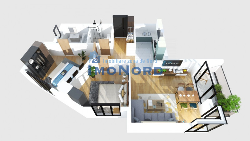 Mosilor Boutique II, apartament cu 3 camere si terasa