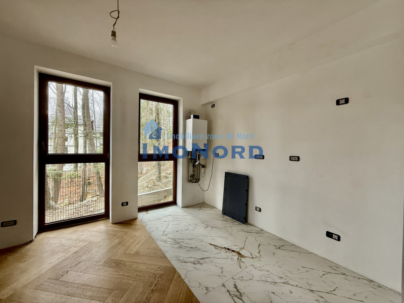 Apartament la parter cu gradina proprie, în Foresti Sinaia. În inima naturii