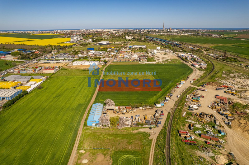 Palas vaporas, teren industrial logistic acces facil Autostrada