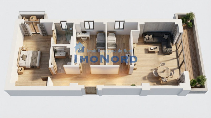 🏡 Apartament 3 camere Băneasa – Sisești | 87 mp utili | loc parcare inclus 