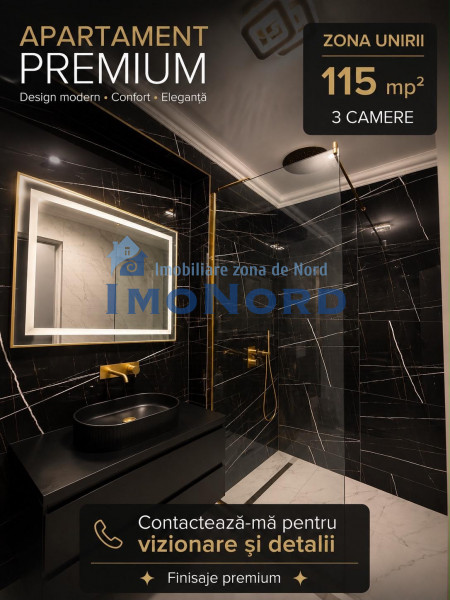 Vânzare apartament de 3 camere Unirii Bloc 2023