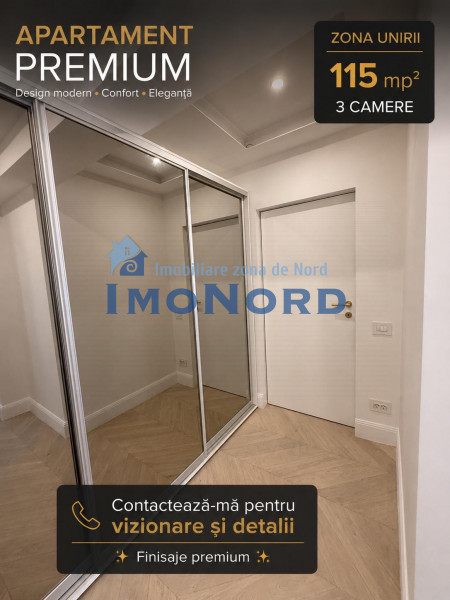 Vânzare apartament de 3 camere Unirii Bloc 2023