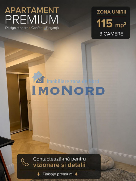 Vânzare apartament de 3 camere Unirii Bloc 2023
