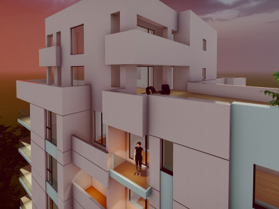 Penthouse cu terasa de 60mp, priveliste libera 360grade