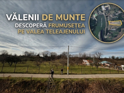 Teren intravilan  Vălenii de Munte – 9.123 mp | D 45 ml |posibilitate lotizare