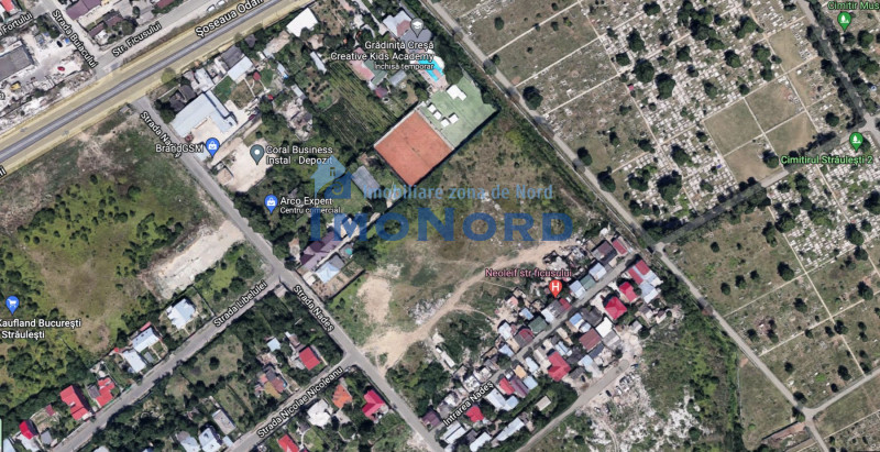 Teren Strategic 2.500 mp, Bucureștii Noi - Străulești, 200m Centura 