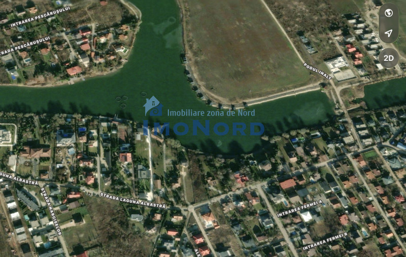 Teren intravilan de vânzare Corbeanca – Laguna Albastră | 1.820 mp | Utilități 