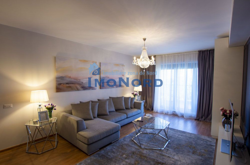 3 camere de închiriat în Iancu Nicolae – Pipera | Terasă 25 mp, piscină și parca