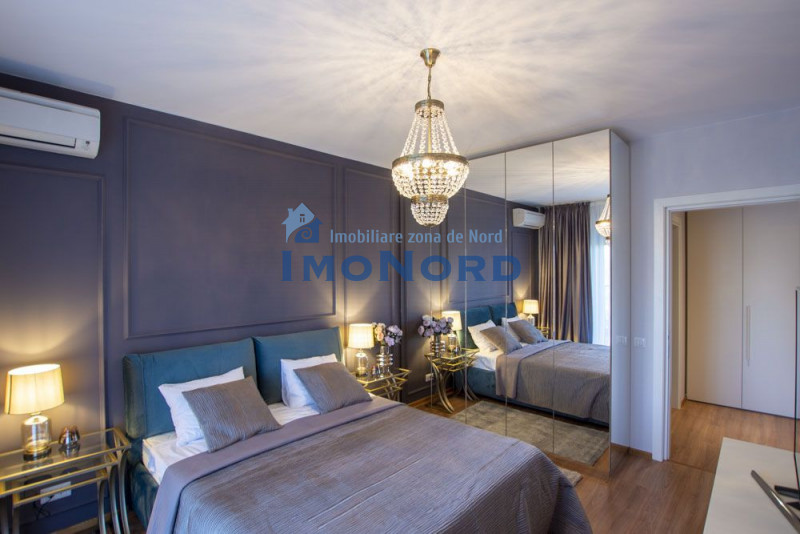3 camere de închiriat în Iancu Nicolae – Pipera | Terasă 25 mp, piscină și parca