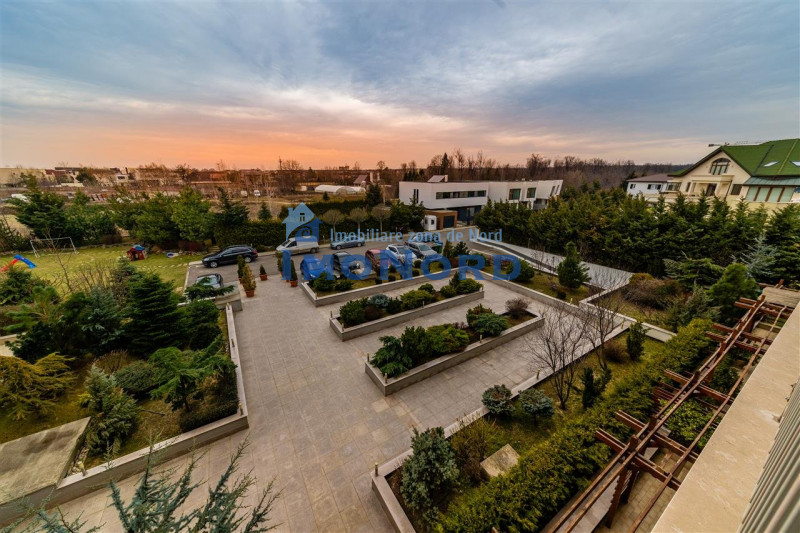 3 camere de închiriat în Iancu Nicolae – Pipera | Terasă 25 mp, piscină și parca