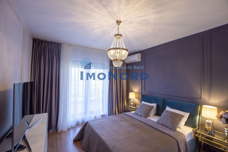 3 camere de închiriat în Iancu Nicolae – Pipera | Terasă 25 mp, piscină și parca