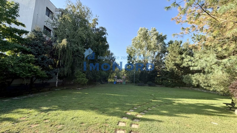 3 camere de închiriat în Iancu Nicolae – Pipera | Terasă 25 mp, piscină și parca