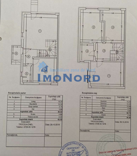 Casa de vânzare în Tunari – 3 dormitoare, curte proprie și 2 locuri de parcare